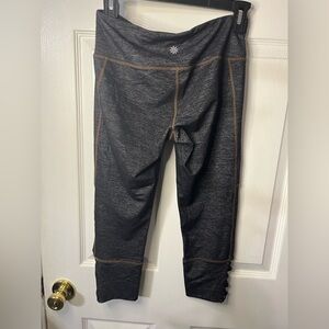 ATHLETA Black and Brown  Leggings
